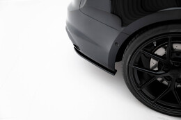 Street Pro Heck Ansatz Flaps Diffusor für Audi RS5 Sportback F5 ROT