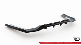 Mittlerer Cup Diffusor DTM Look Heck Ansatz für Mercedes-AMG CLA 35  / 45  Coupe / Shooting Brake C118 Facelift / X118 Facelift schwarz Hochglanz