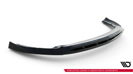 Cup Spoilerlippe Front Ansatz für Mercedes-AMG CLA 35 Coupe / Shooting Brake C118 Facelift / X118 Facelift schwarz Hochglanz