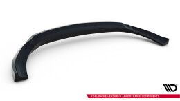 Cup Spoilerlippe Front Ansatz für Mercedes-AMG CLA 35 Coupe / Shooting Brake C118 Facelift / X118 Facelift schwarz Hochglanz