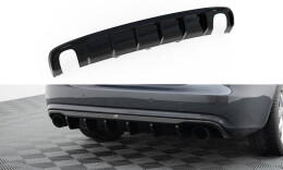 Heck Ansatz Diffusor passend für Audi A4 B8 Facelift...