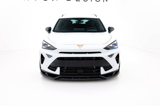 Street+ Spoilerlippe Front Ansatz passend für CUPRA Formentor Mk1 FL schwarz Hochglanz