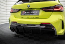 Heck Ansatz Diffusor V.3 passend für BMW 1er F40 M-Paket (Einzelauspuff li.) schwarz Hochglanz