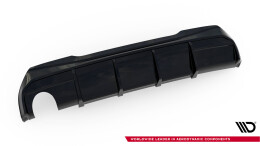 Heck Ansatz Diffusor V.3 passend für BMW 1er F40 M-Paket (Einzelauspuff li.) schwarz Hochglanz