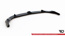 Cup Spoilerlippe Front Ansatz V.3 passend für BMW 1er M-Paket F70 schwarz Hochglanz