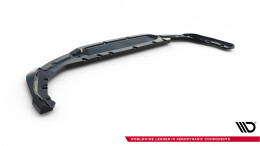 Mittlerer Cup Diffusor Heck Ansatz passend für BMW 1er M-Paket F70 schwarz Hochglanz
