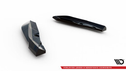 Heck Ansatz Flaps Diffusor V.4 passend für BMW M135i F70 schwarz Hochglanz
