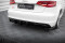Heck Ansatz Diffusor passend für Audi A3 S-Line Sportback 8V (Einzelauspuff li.) schwarz Hochglanz