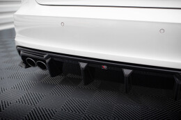 Heck Ansatz Diffusor passend für Audi A3 S-Line...