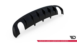 Heck Ansatz Diffusor für Audi A4 S-Line Limousine / Avant B8 (Einzelauspuff li. re.)