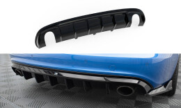 Heck Ansatz Diffusor passend für Audi A4 S-Line...