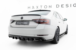 Heck Ansatz Diffusor passend für Skoda Superb...
