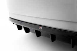 Heck Ansatz Diffusor passend für Skoda Superb Liftback / Combi Mk3 schwarz Hochglanz