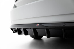 Heck Ansatz Diffusor passend für Skoda Superb Liftback / Combi Mk3 schwarz Hochglanz