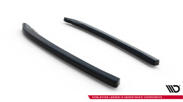 Heck Ansatz Flaps Diffusor V.2 für Skoda Superb Liftback / Combi Mk3 +FL schwarz Hochglanz