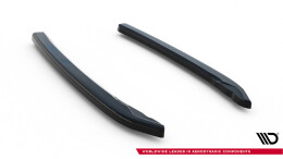 Heck Ansatz Flaps Diffusor V.2 für Skoda Superb Liftback / Combi Mk3 schwarz Hochglanz