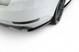 Heck Ansatz Flaps Diffusor V.2 passend für Skoda Superb Liftback / Combi Mk3 schwarz Hochglanz