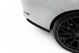 Heck Ansatz Flaps Diffusor V.2 passend für Skoda Superb Liftback / Combi Mk3 schwarz Hochglanz