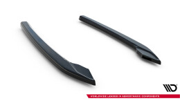 Heck Ansatz Flaps Diffusor V.3 für Skoda Superb Liftback / Combi Mk3 + FL schwarz Hochglanz