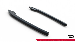 Heck Ansatz Flaps Diffusor V.3 für Skoda Superb Liftback / Combi Mk3 + FL schwarz Hochglanz