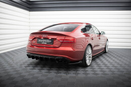Heck Ansatz Flaps Diffusor passend für Audi S5 / A5...