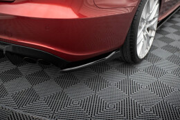 Heck Ansatz Flaps Diffusor passend für Audi S5 / A5 S-Line Sportback 8T schwarz Hochglanz