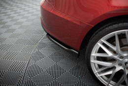 Heck Ansatz Flaps Diffusor passend für Audi S5 / A5 S-Line Sportback 8T schwarz Hochglanz