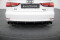 Heck Ansatz Diffusor passend für Audi A3 Limousine 8V Facelift (Einzelauspuff li. re.) schwarz Hochglanz