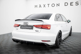 Heck Ansatz Diffusor passend für Audi A3 Limousine...