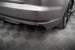 Heck Ansatz Diffusor passend für Audi A4 S-line B9...