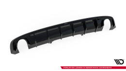 Heck Ansatz Diffusor V.1 für Audi A4 S-line B9  (Einzelauspuff li. re.)