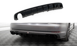 Heck Ansatz Diffusor passend für Audi A4 S-line B9...