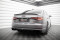 Heck Ansatz Diffusor passend für Audi A4 S-line B9 (Doppelauspuff li.) schwarz Hochglanz