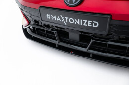 Street Pro Cup Spoilerlippe Front Ansatz für VW Golf GTI Clubsport Mk8 Facelift SCHWARZ