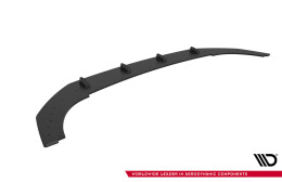 Street Pro Cup Spoilerlippe Front Ansatz für VW Golf GTI Clubsport Mk8 Facelift SCHWARZ