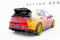 Street Pro Heckschürze Heck Ansatz Diffusor V.2 für VW Golf GTI Clubsport Mk8 Facelift SCHWARZ