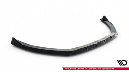 Cup Spoilerlippe Front Ansatz passend für Audi A3 Limousine 8V Facelift schwarz Hochglanz