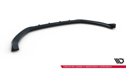 Cup Spoilerlippe Front Ansatz passend für Audi A3 Limousine 8V Facelift schwarz Hochglanz