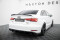 Heck Ansatz Flaps Diffusor V.2 passend für Audi A3 Limousine 8V Facelift schwarz Hochglanz