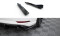 Heck Ansatz Flaps Diffusor V.2 passend für Audi A3 Limousine 8V Facelift schwarz Hochglanz