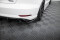 Heck Ansatz Flaps Diffusor V.2 passend für Audi A3 Limousine 8V Facelift schwarz Hochglanz