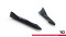 Heck Ansatz Flaps Diffusor V.2 passend für Audi A3 Limousine 8V Facelift schwarz Hochglanz