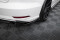 Heck Ansatz Flaps Diffusor V.1 passend für Audi A3 Limousine 8V Facelift schwarz Hochglanz