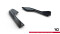 Heck Ansatz Flaps Diffusor V.1 passend für Audi A3 Limousine 8V Facelift schwarz Hochglanz