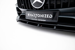 Cup Spoilerlippe Front Ansatz passend für Mercedes-AMG GT C C190 Facelift schwarz Hochglanz
