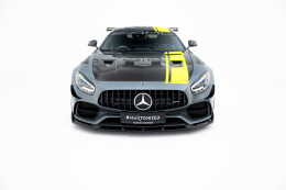 Cup Spoilerlippe Front Ansatz passend für Mercedes-AMG GT C C190 Facelift schwarz Hochglanz