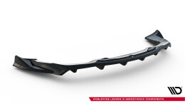 Mittlerer Cup Diffusor Heck Ansatz DTM Look passend für Mercedes-AMG GT C C190 Facelift schwarz Hochglanz