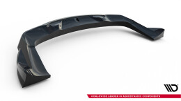 Mittlerer Cup Diffusor Heck Ansatz DTM Look passend für Mercedes-AMG GT C C190 Facelift schwarz Hochglanz