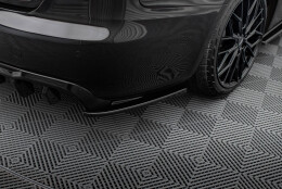 Heck Ansatz Flaps Diffusor V.2 passend für Audi A4 B8 schwarz Hochglanz