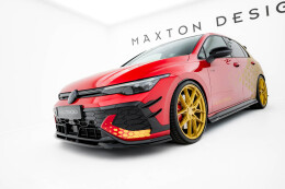 Stoßstangen Flaps Wings vorne Canards passend für VW Golf GTI Clubsport Mk8 Facelift